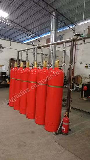 Cilindro de gás vazio do extintor de incêndio pode ser preenchido com gás FM200/Hfc227ea Fabricante de fábrica em Guangzhou