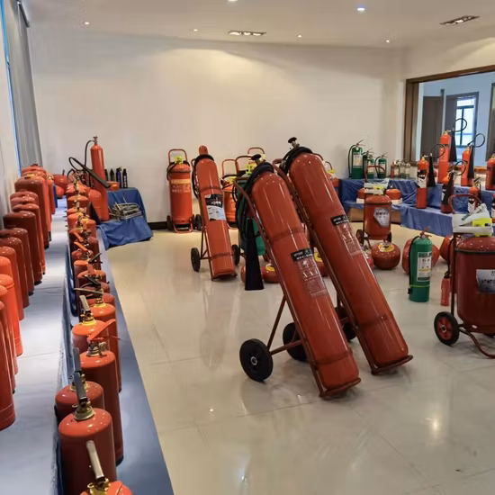 Cilindro de extintor de incêndio de posto de gasolina de registro