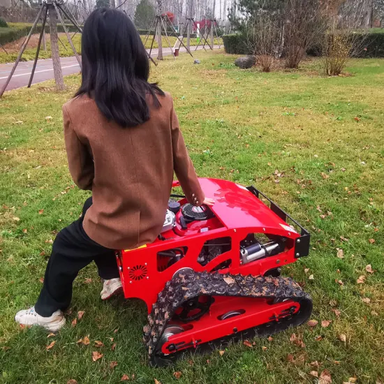 Cortador de grama comercial, carrinho de aparador de grama, motor robótico e acessórios